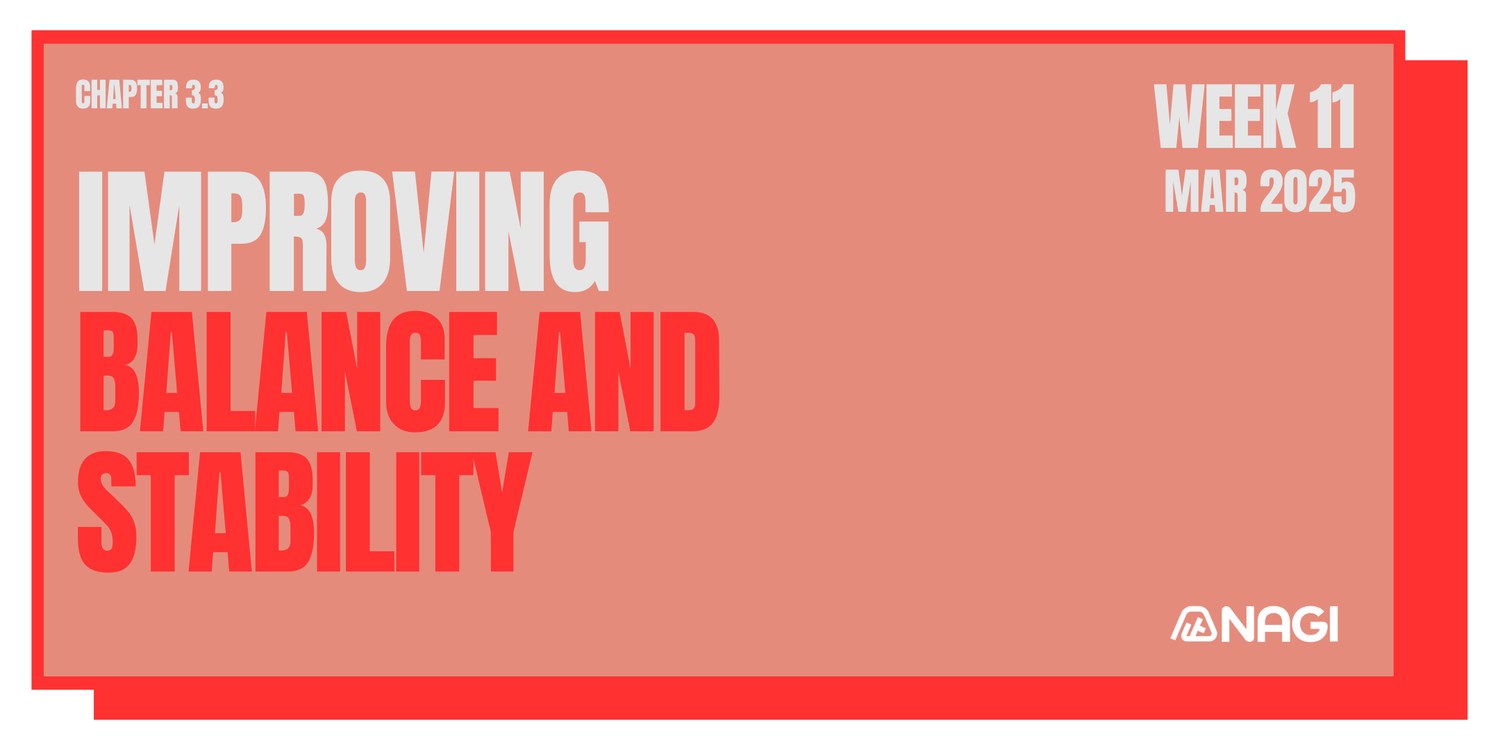 Week 11 : Improving Balance and Stability on Your SUP