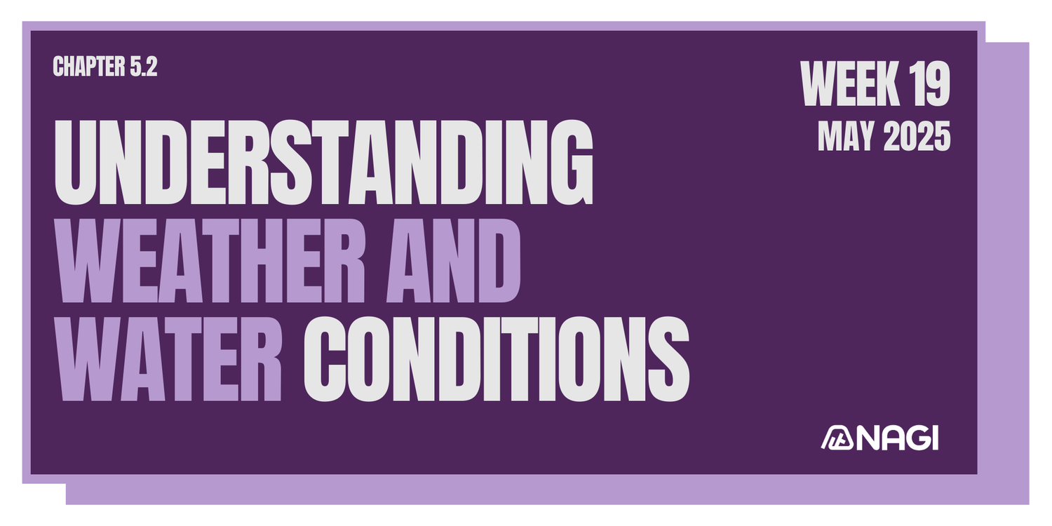Week 19 : Understanding Weather and Water Conditions