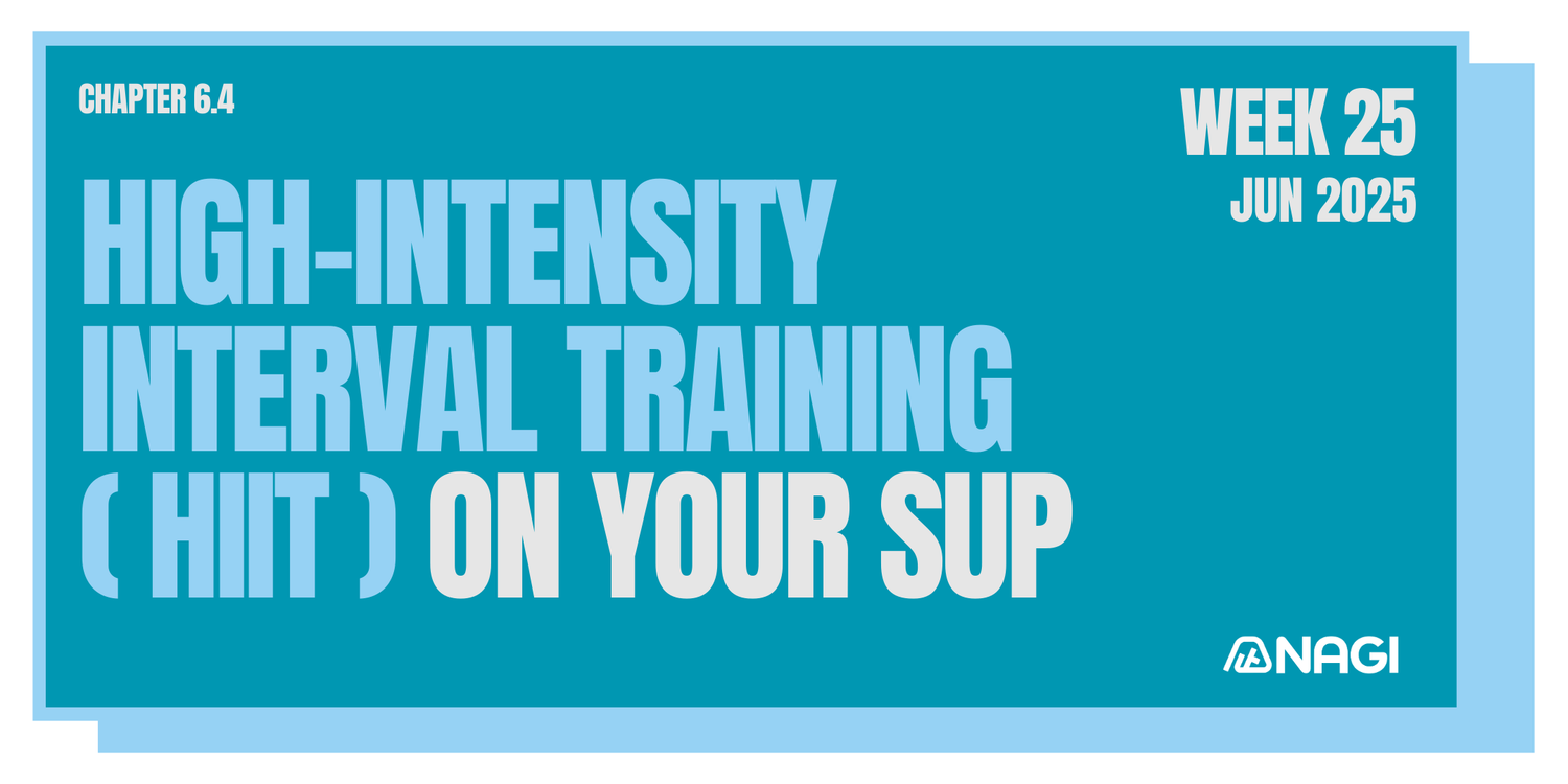 Week 25 : High-Intensity Interval Training (HIIT) on Your SUP