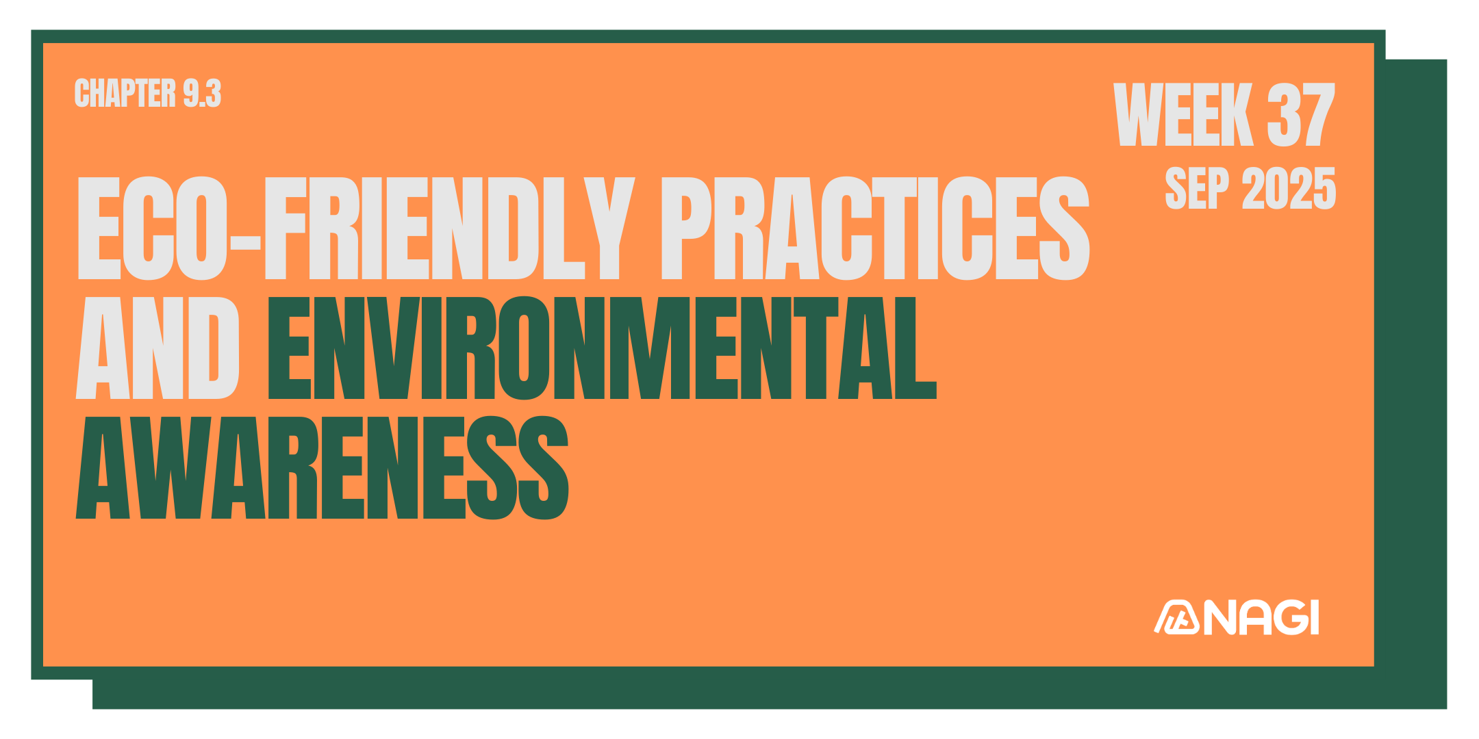 Week 37 : Eco-Friendly SUP Practices and Environmental Awareness