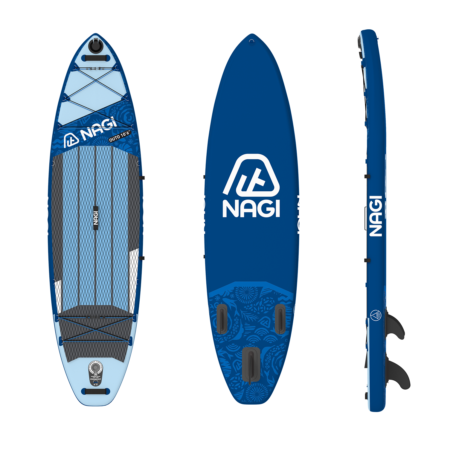 OUTO Package (Refresh) Inflatable Paddle Board 10'6"/11'6''