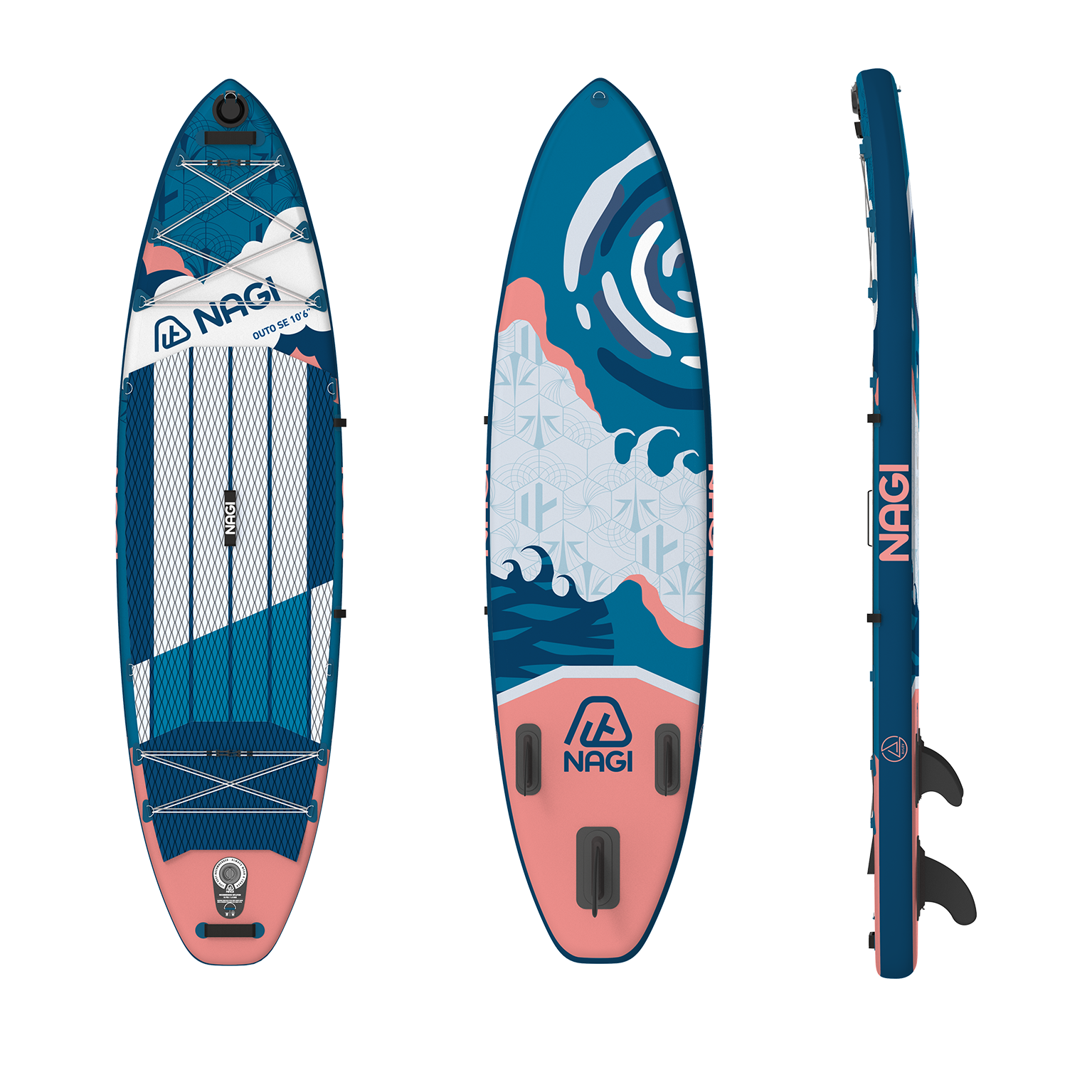 OUTO SE Package (Mizumi) Inflatable Paddle Board 10'6"/11'6''