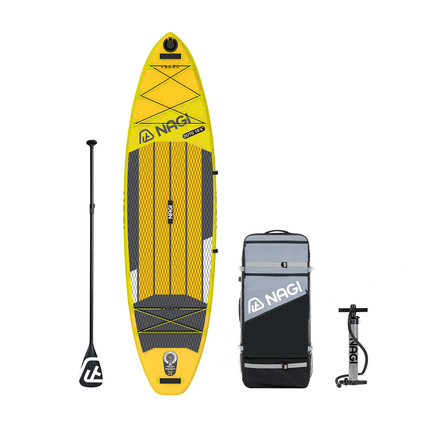 OUTO Package (Energy) Inflatable Paddle Board 10'6"/11'6''