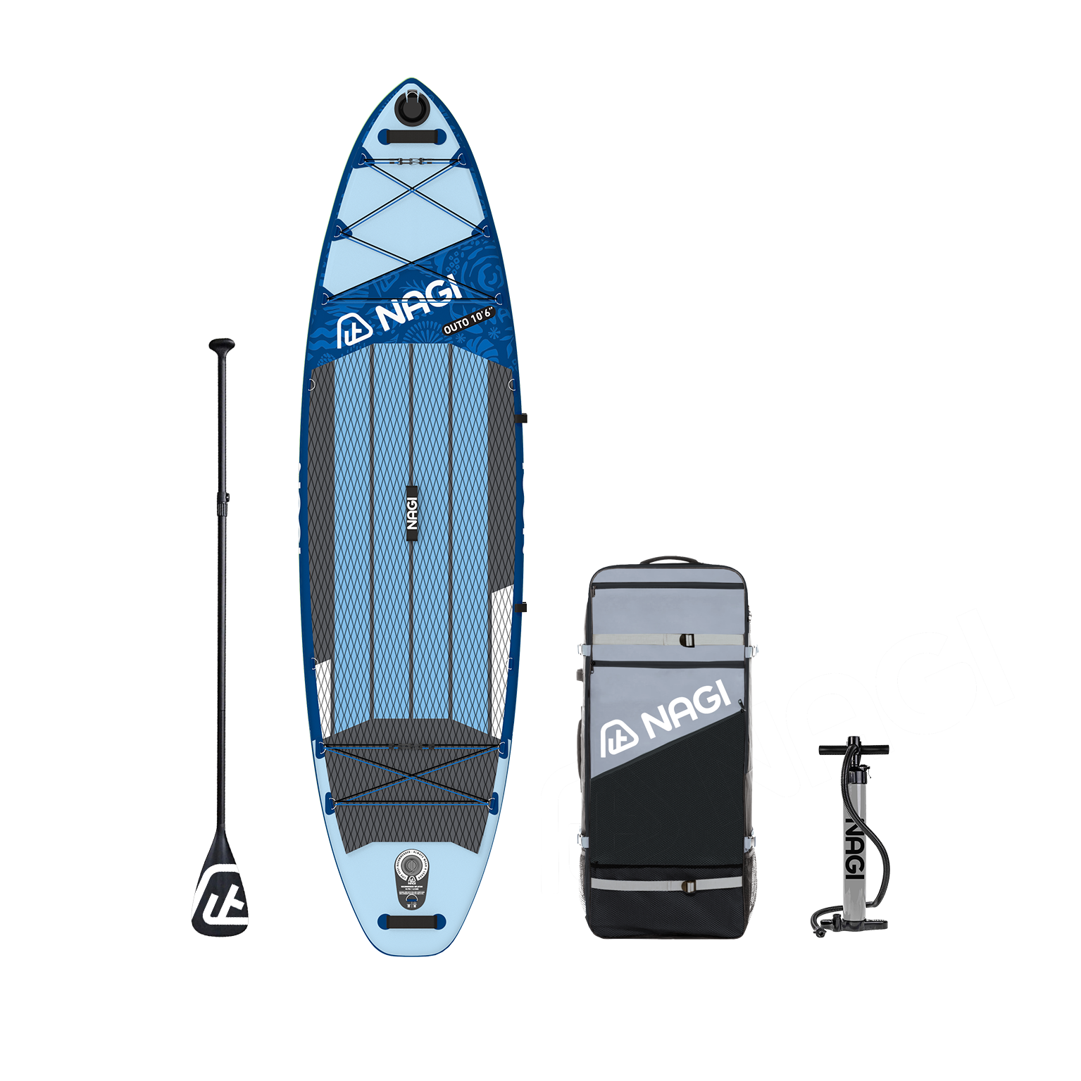 OUTO Package (Refresh) Inflatable Paddle Board 10'6"/11'6''